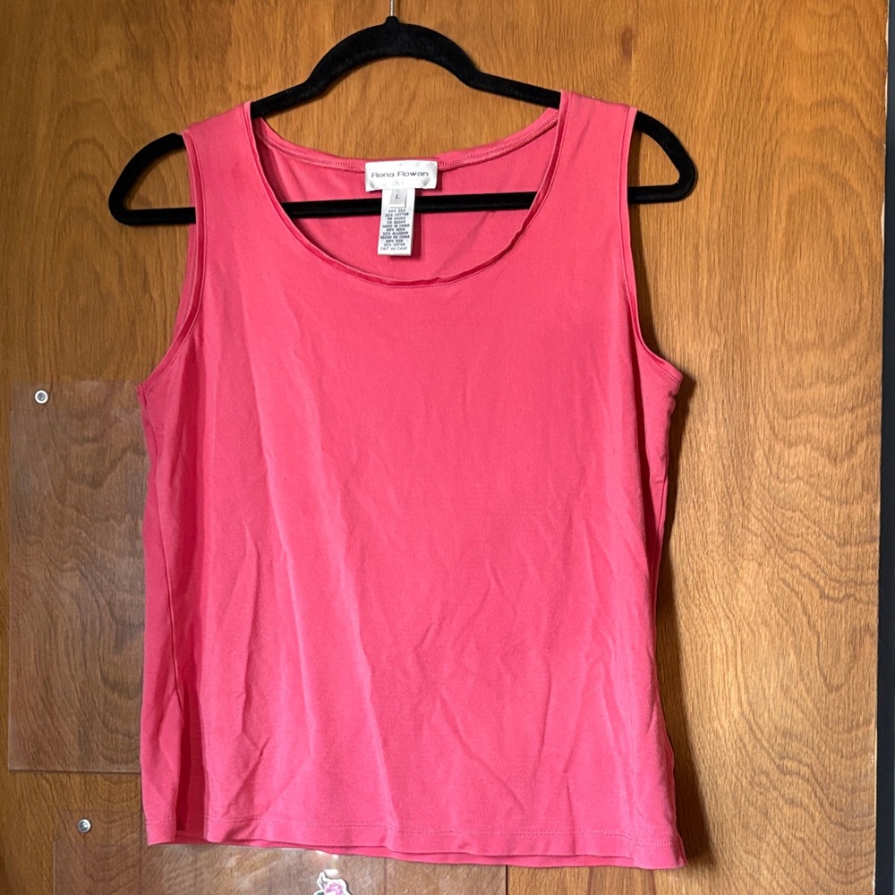 Rena Rowan Coral Sleeveless Top